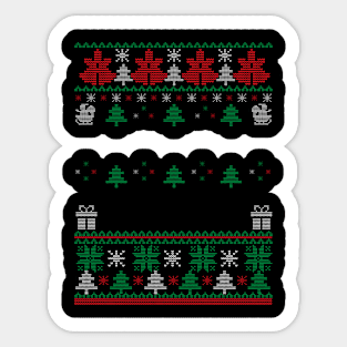 ugly sweater Sticker